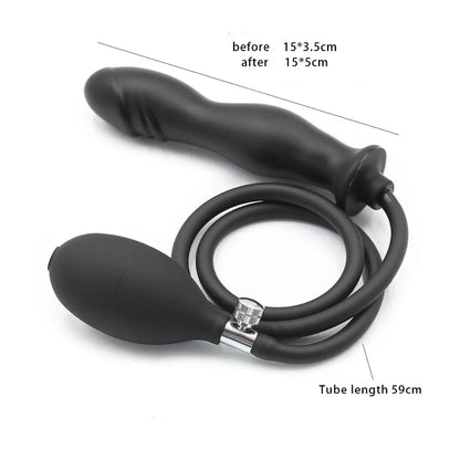 Thierry Silicone Inflatable Anal Plug Expandable Butt Plug With Pump Adult Products Sex Toys for Women Men Anal Dilator