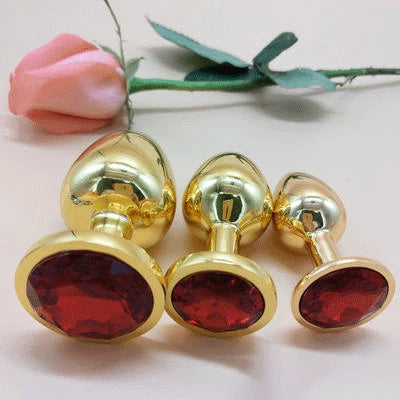 Gold-Plated Crystal Plug Set