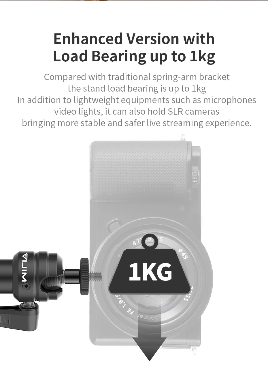 Live Streaming Arm Mount Tripod