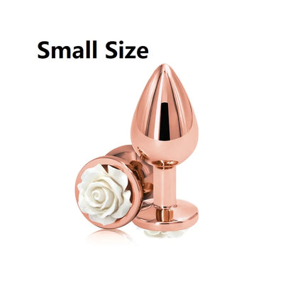 Crystal Heart Metal Plug Massager Set