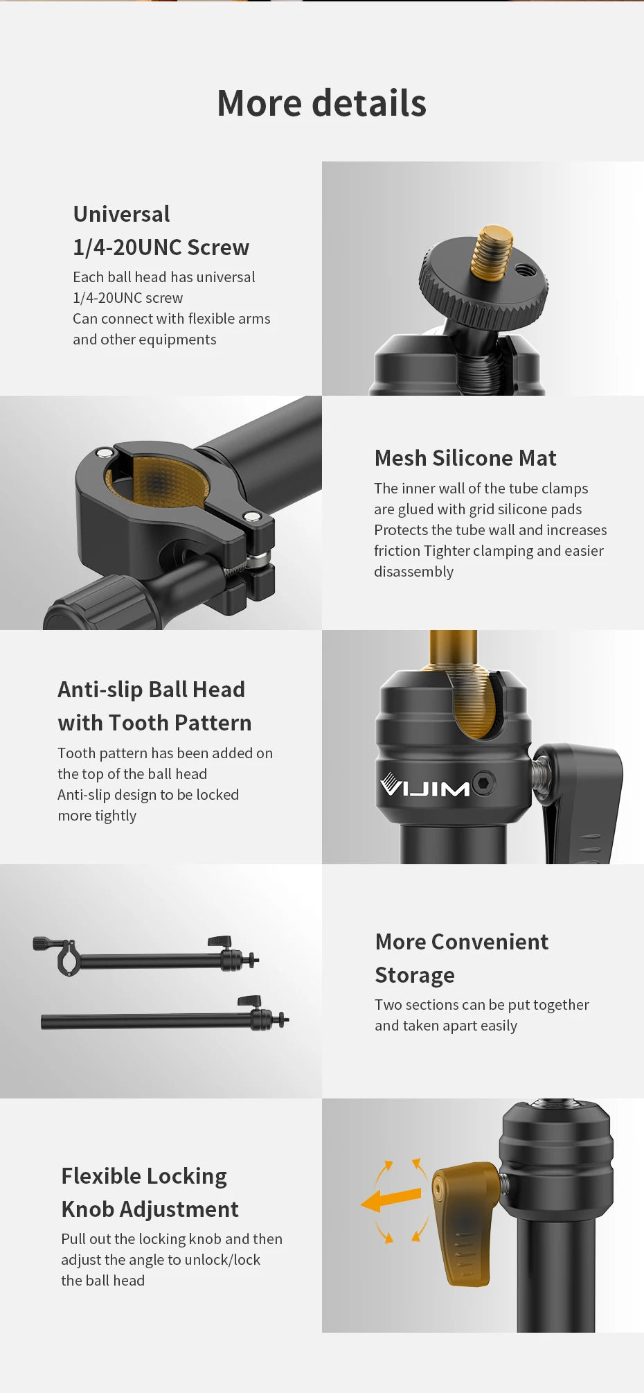 Live Streaming Arm Mount Tripod