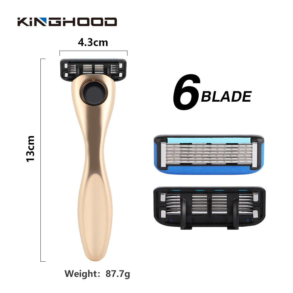 Luxury Gold 6-Blade Razor