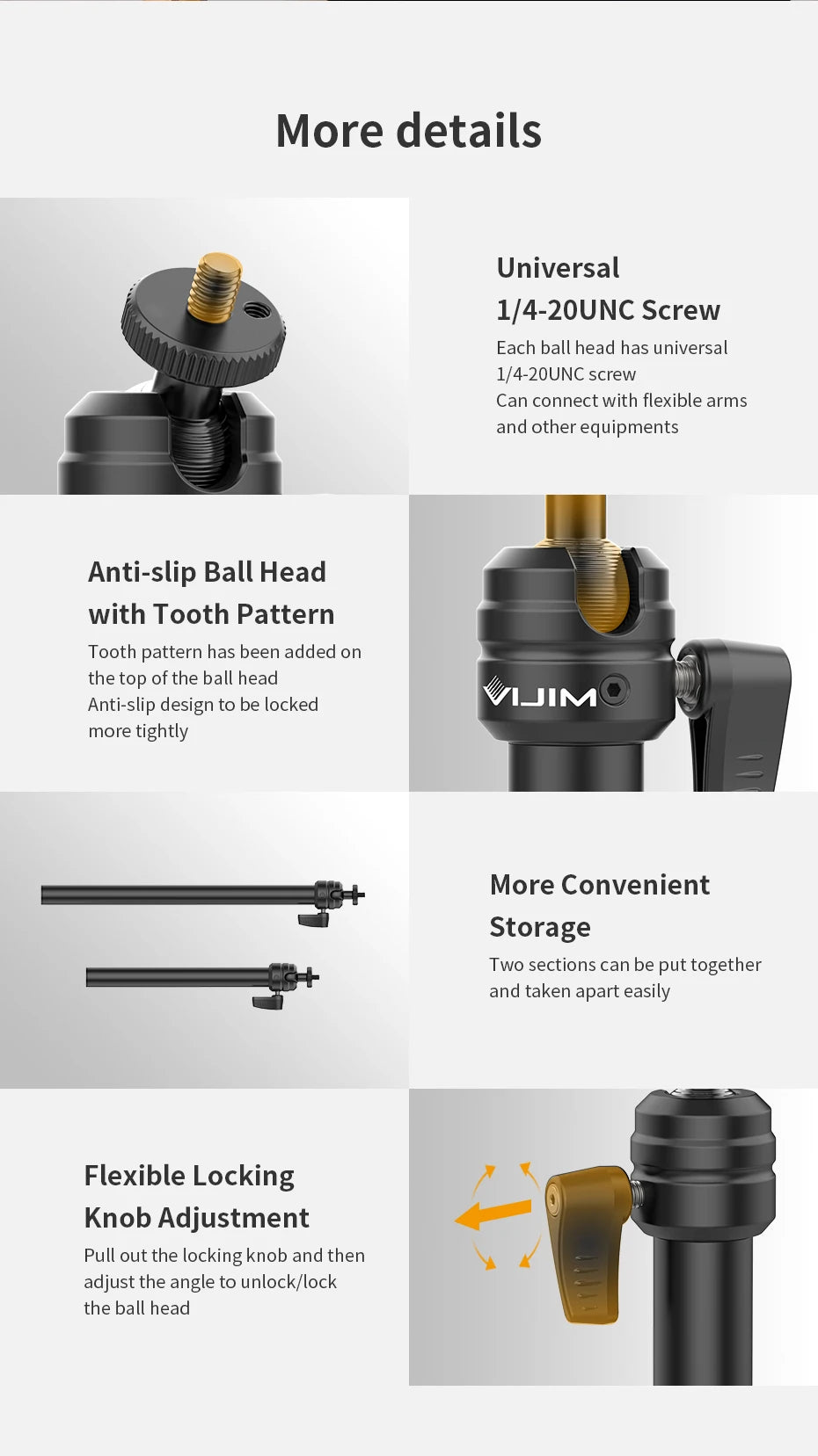 Live Streaming Arm Mount Tripod