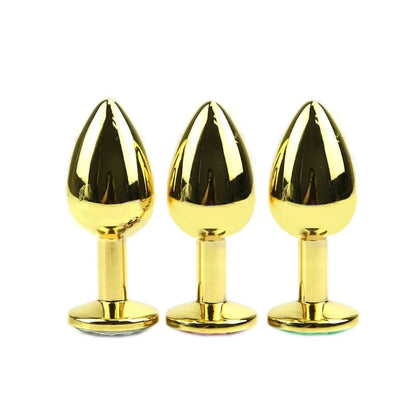 Gold-Plated Crystal Plug Set