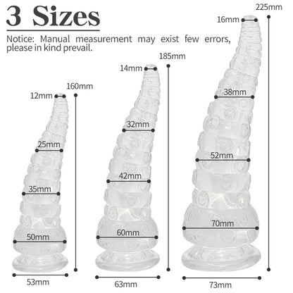 Anal Sex Toys/Plug/Dilator Octopus Dildo Sucker Butt Plug Bunny Tail Adult Goods For Men Women Prostate Massager Buttplug
