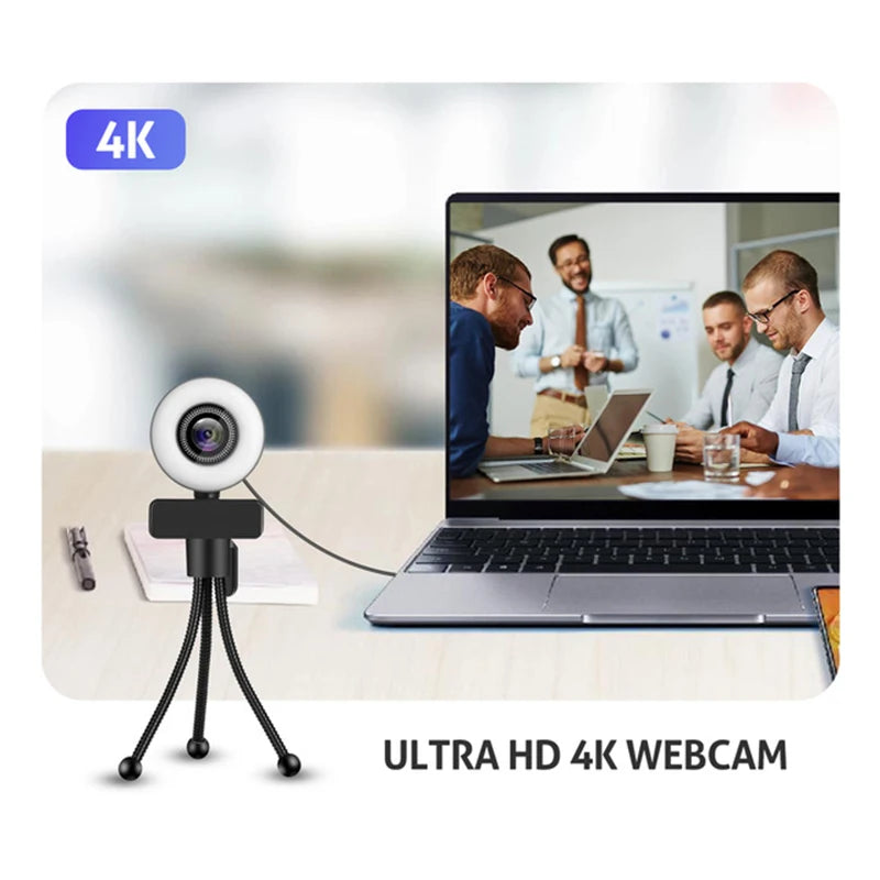 4K High-Resolution 4K Webcam