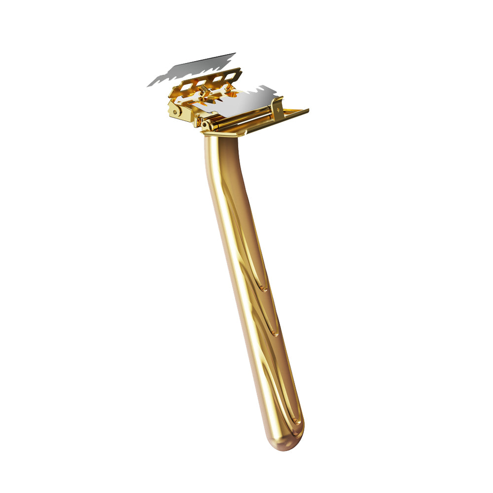 Elegant Gold Finish Safe