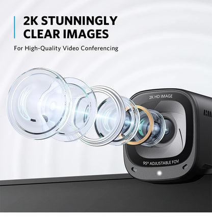 Auto Focus USB Camera Stereo Mics