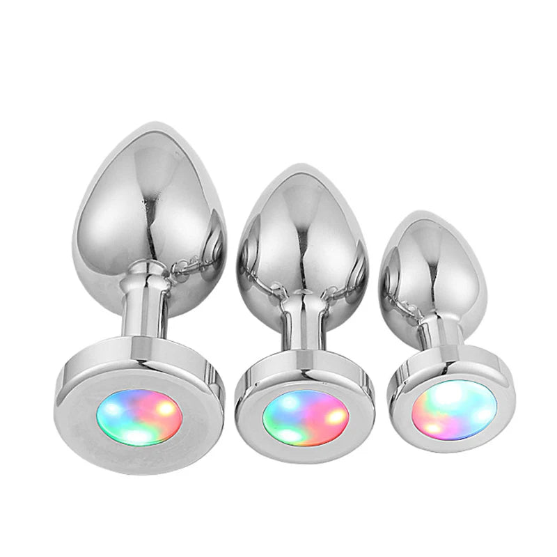 Premium LED Light Stainless Steel Plug