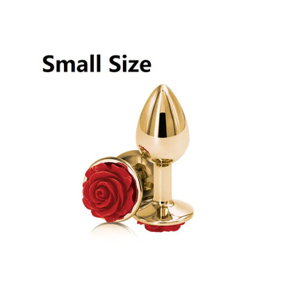 Crystal Heart Metal Plug Massager Set
