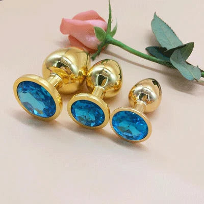 Gold-Plated Crystal Plug Set