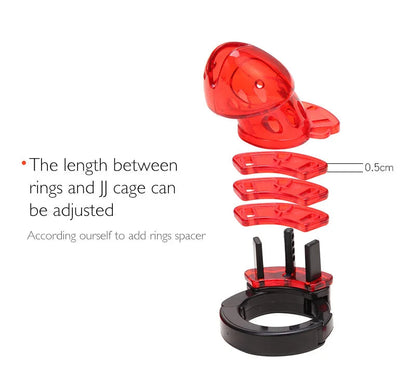 Vibrating Shock Chastity Cage