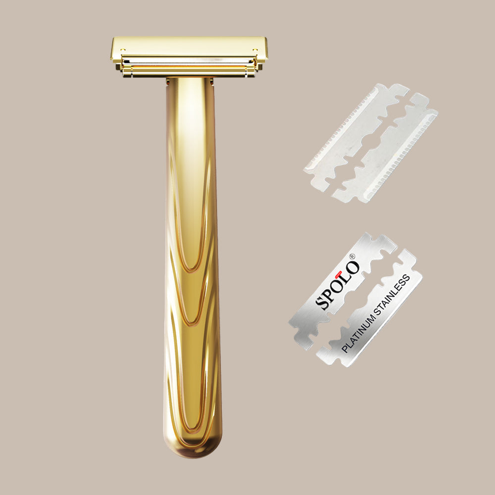 Elegant Gold Finish Safe