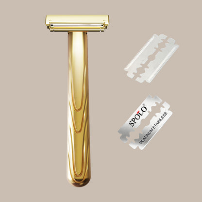 Elegant Gold Finish Safe