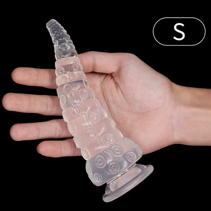 Anal Sex Toys/Plug/Dilator Octopus Dildo Sucker Butt Plug Bunny Tail Adult Goods For Men Women Prostate Massager Buttplug