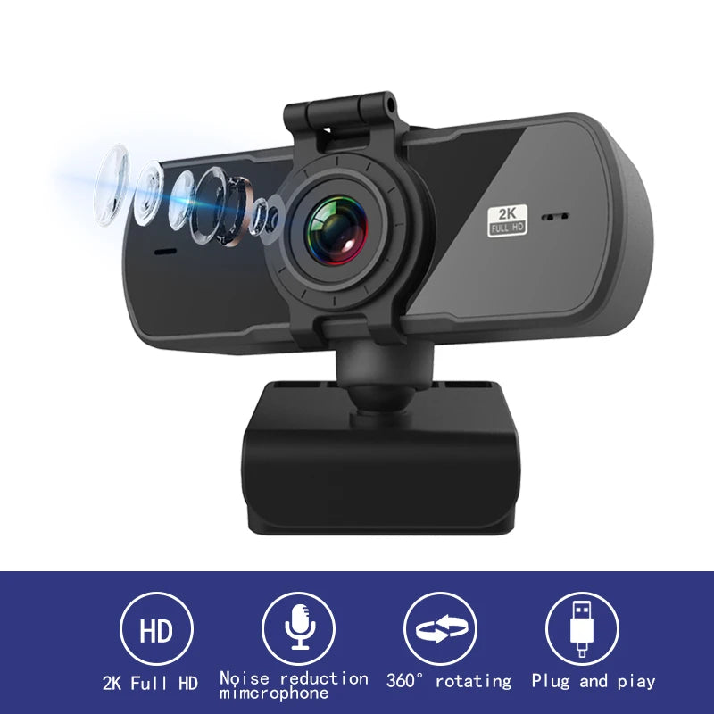 HD Autofocus Webcam With Privacy Cover