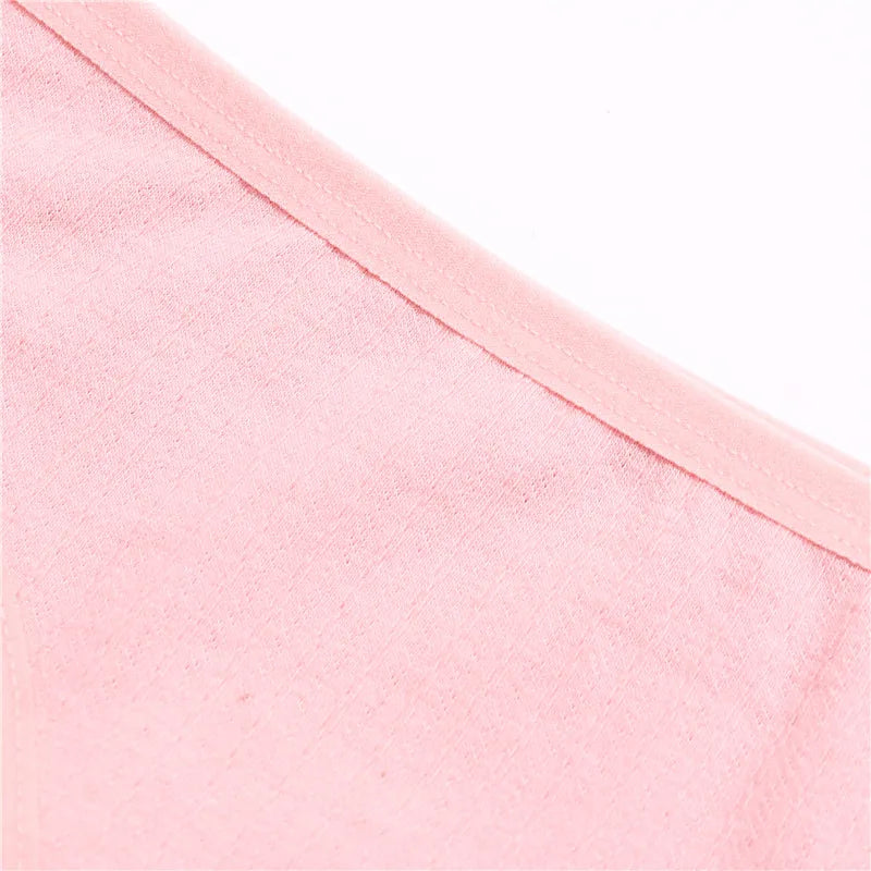 Female Underpants Solid Color Pantys S-XL