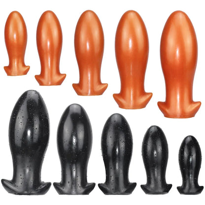 Oversized Luxury Silicone Anal Plug — 5 Sizes Premium