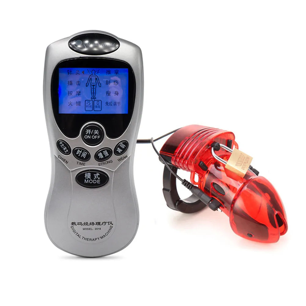 Vibrating Shock Chastity Cage