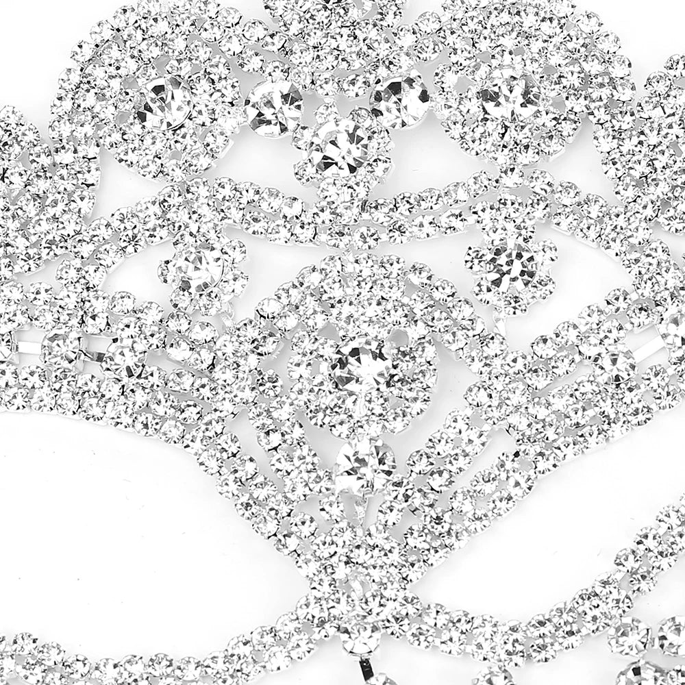 Crystal Tassel Masquerade Headwear Chain