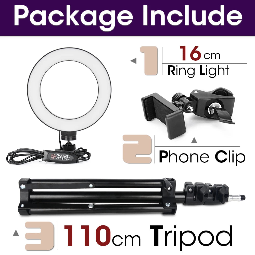 Web Streaming LED Light with Tripod