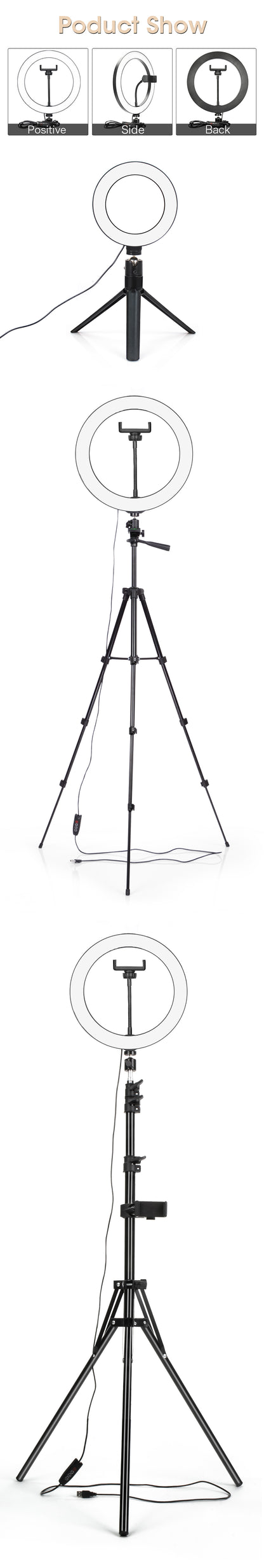 Web Streaming LED Light with Tripod