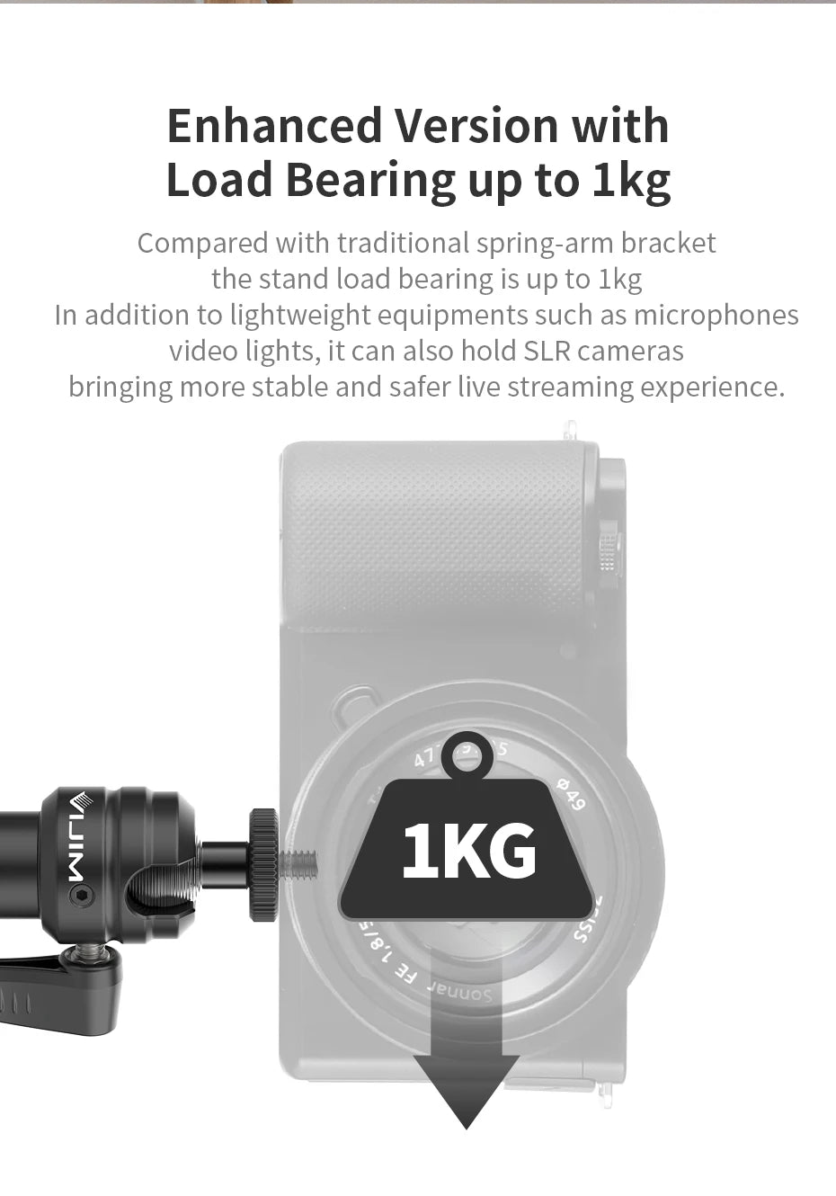 Live Streaming Arm Mount Tripod