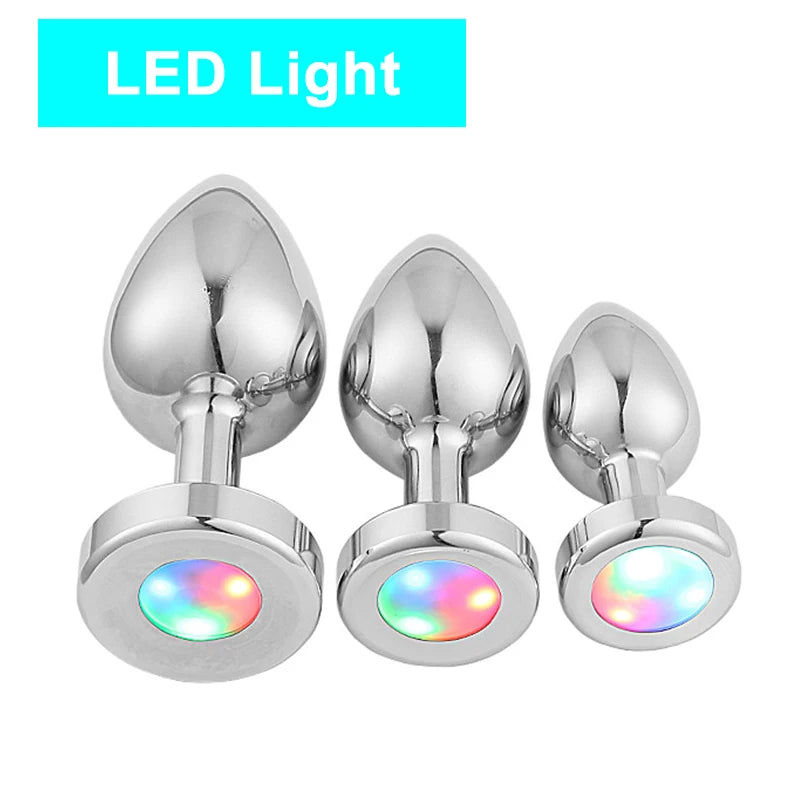 Premium LED Light Stainless Steel Plug