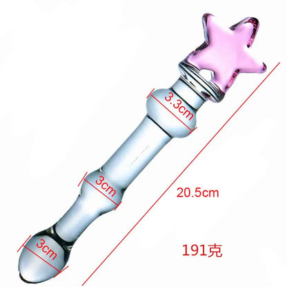 Premium Pink Glass Plug