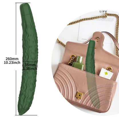 Cucumber Silicone Vibrator — 7 Whisper-Quiet Modes