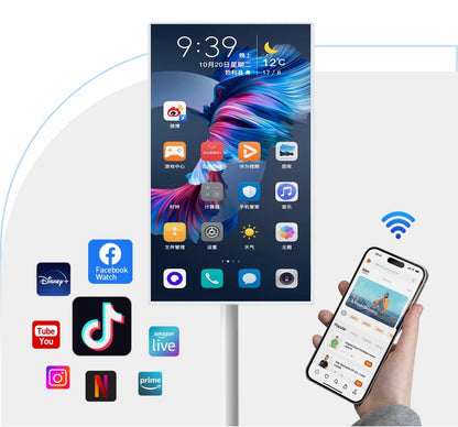 32-Inch Portable Smart Touch Screen TV
