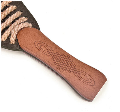 Genuine Leather Bdsm Spanking Paddle Hemp Rope Bondage Whip Bdsm Spanking Flogger Whips And Paddles Adult Sex Toys For Couples