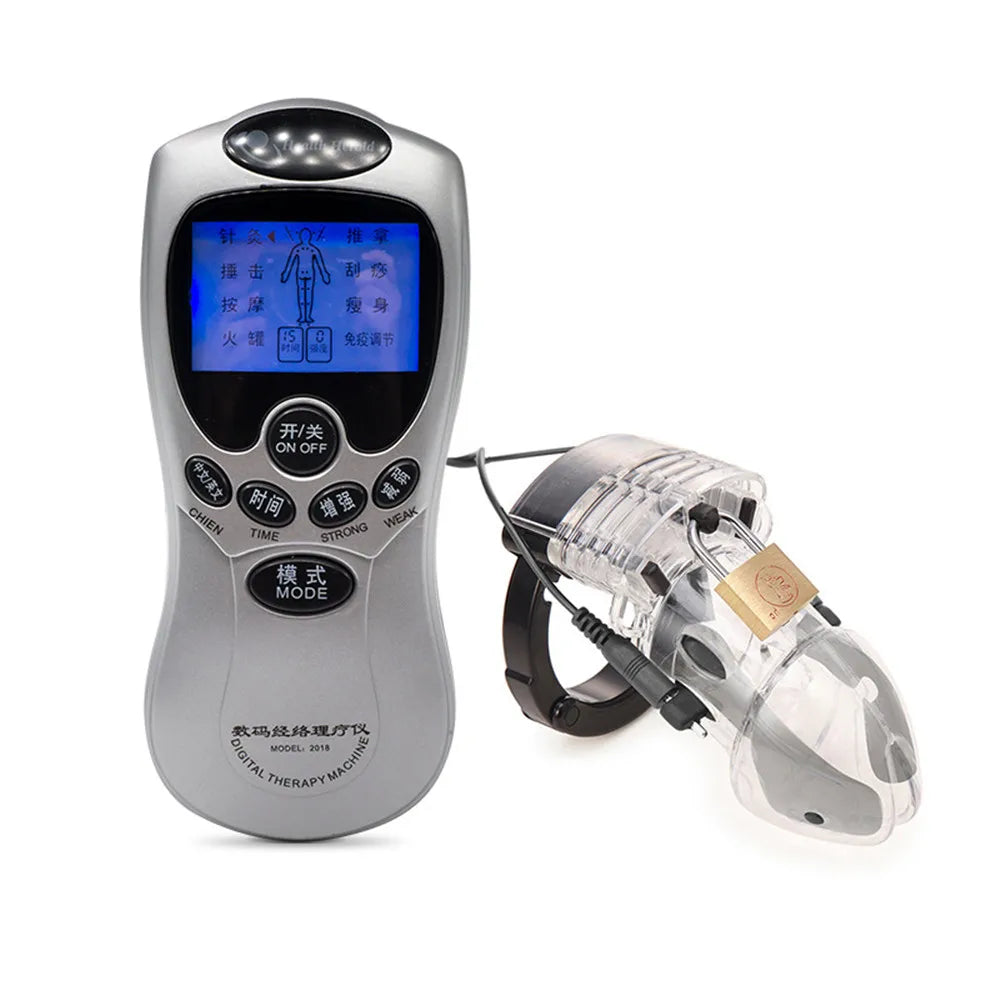 Vibrating Shock Chastity Cage