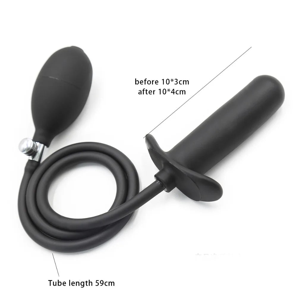 Thierry Silicone Inflatable Anal Plug Expandable Butt Plug With Pump Adult Products Sex Toys for Women Men Anal Dilator