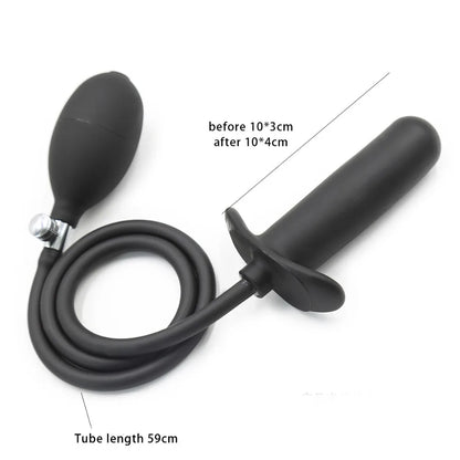 Thierry Silicone Inflatable Anal Plug Expandable Butt Plug With Pump Adult Products Sex Toys for Women Men Anal Dilator