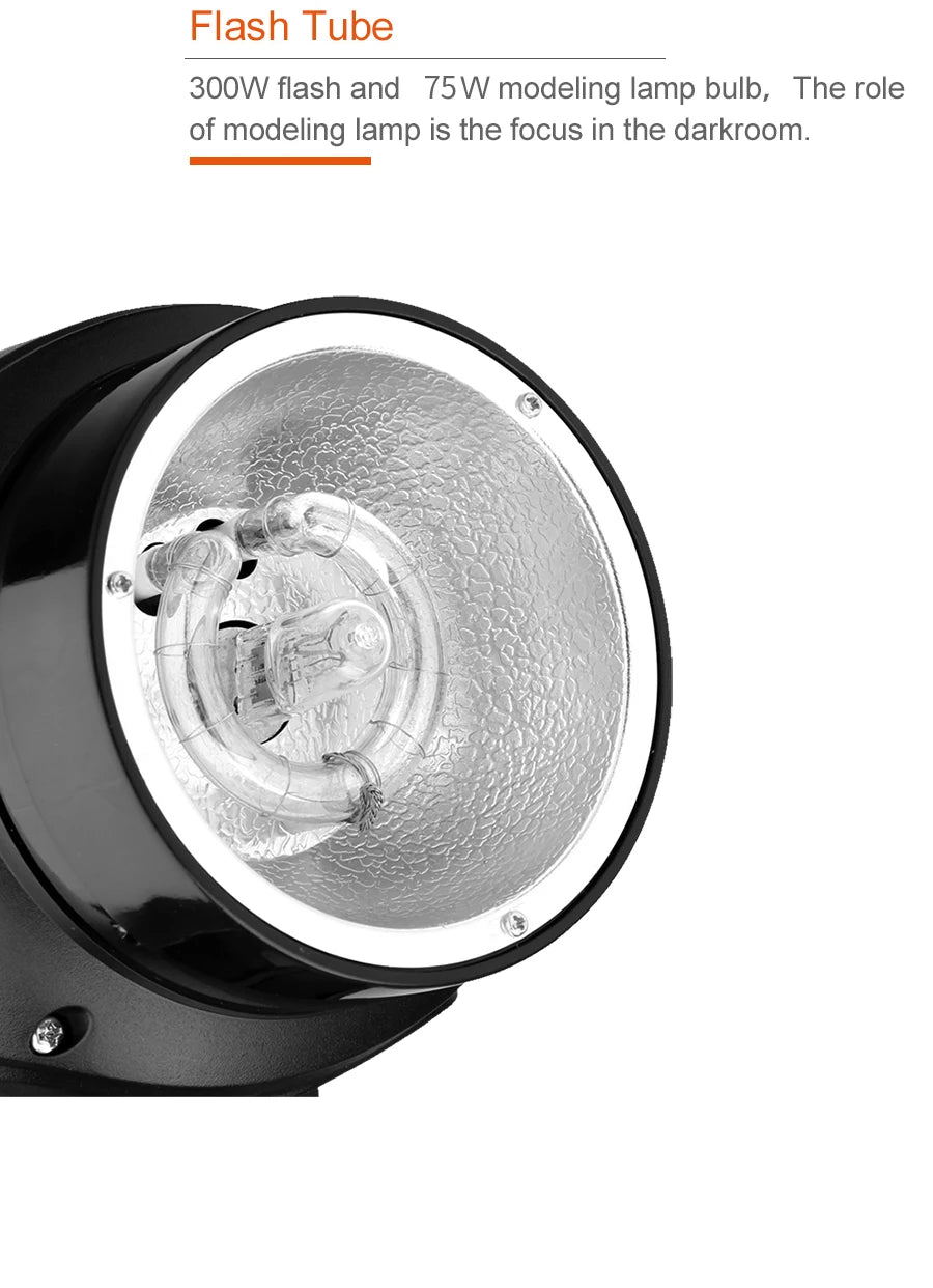 Triple E300 Lights with Softboxes & Stands