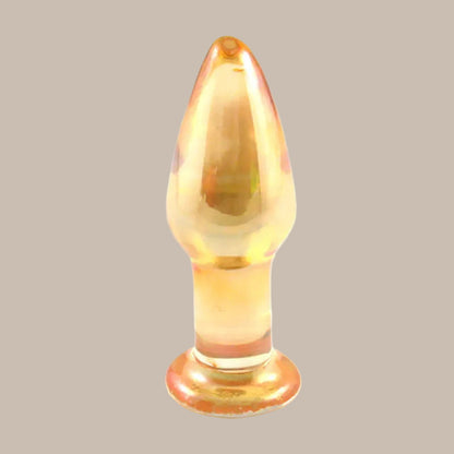 Golden Premium Glass Plug