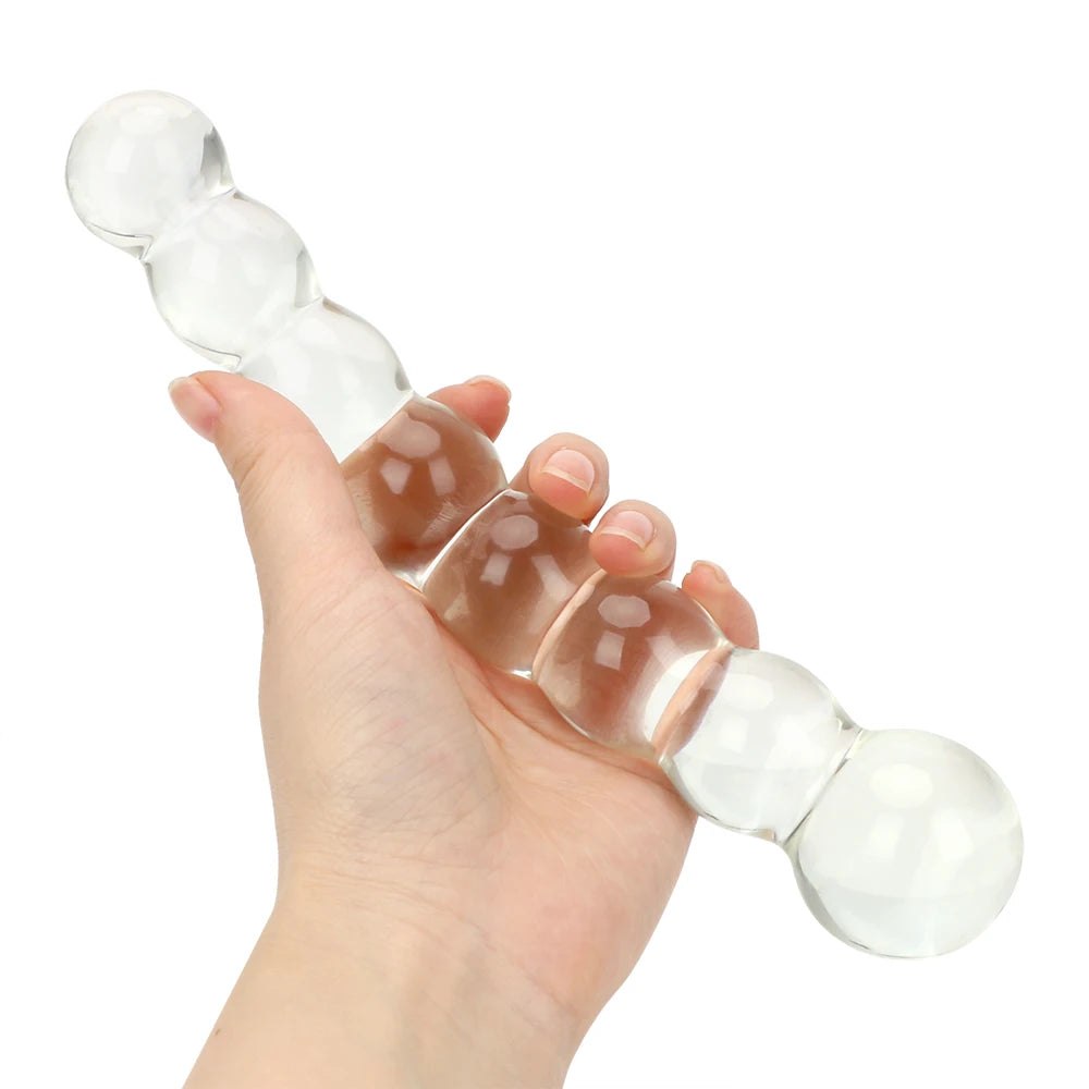 Premium Crystal Glass Beaded Plug