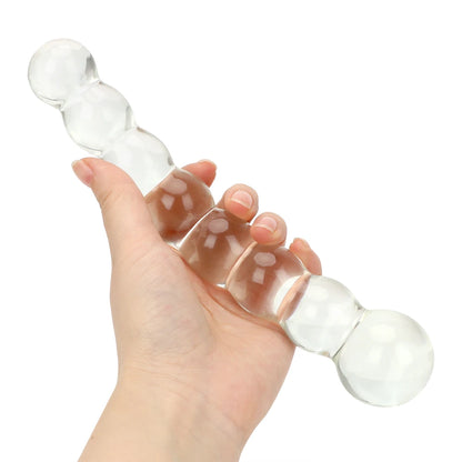 Premium Crystal Glass Beaded Plug