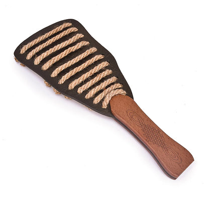 Genuine Leather Bdsm Spanking Paddle Hemp Rope Bondage Whip Bdsm Spanking Flogger Whips And Paddles Adult Sex Toys For Couples