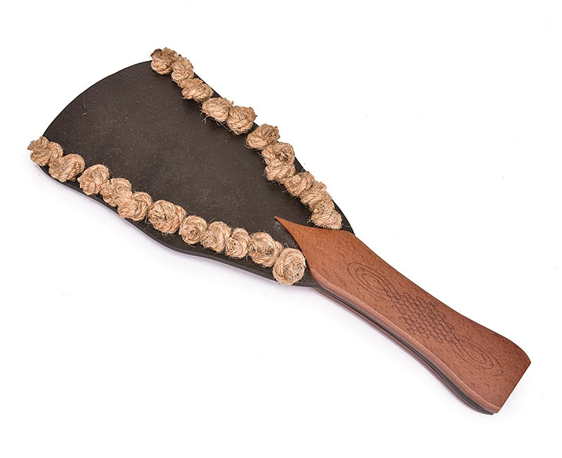 Genuine Leather Bdsm Spanking Paddle Hemp Rope Bondage Whip Bdsm Spanking Flogger Whips And Paddles Adult Sex Toys For Couples