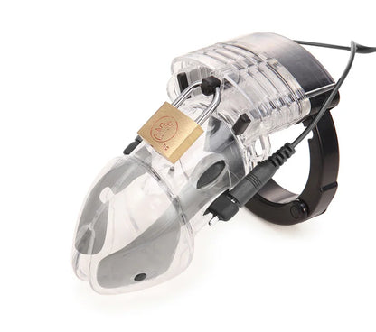 Vibrating Shock Chastity Cage