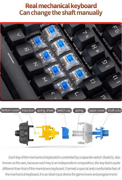 Blue Black Brown Switch Keyboard