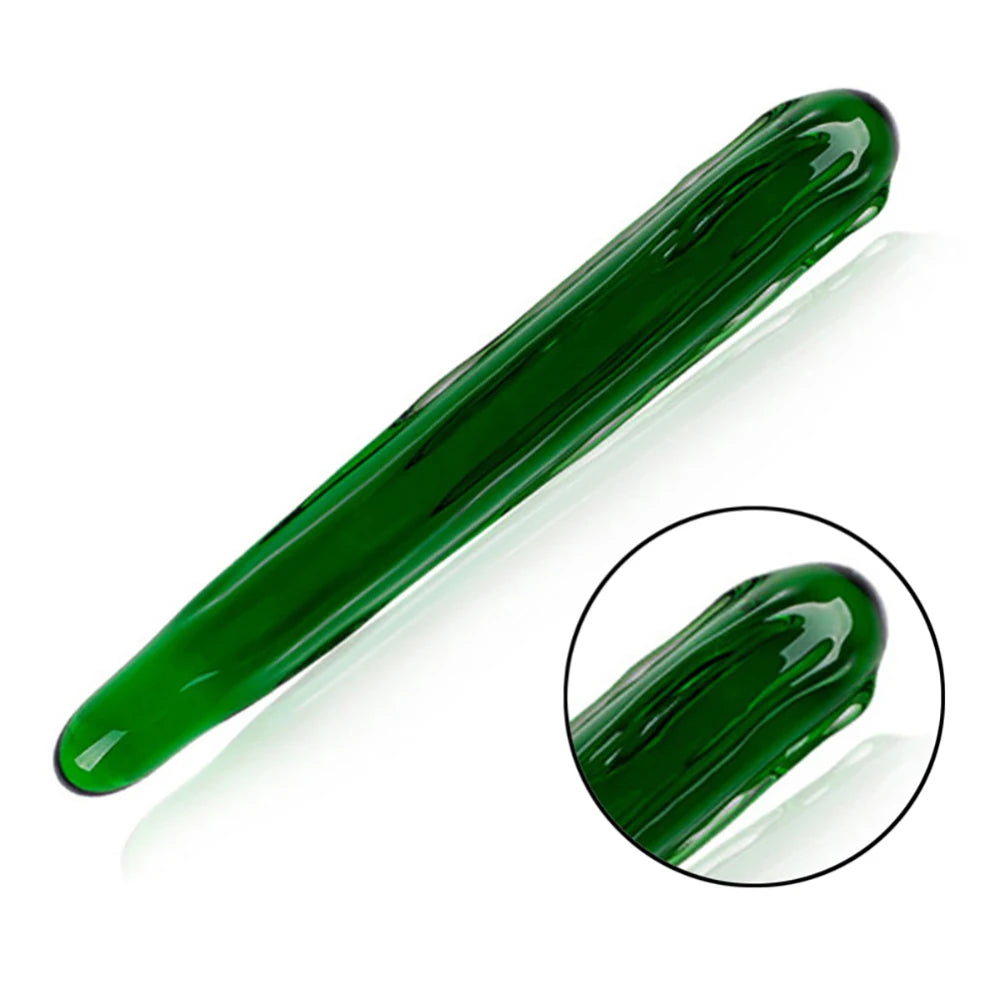 Smooth Glass Pleasure Dildo — Temperature Play Ready