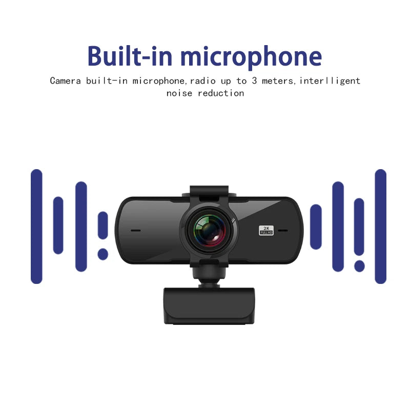 HD Autofocus Webcam With Privacy Cover