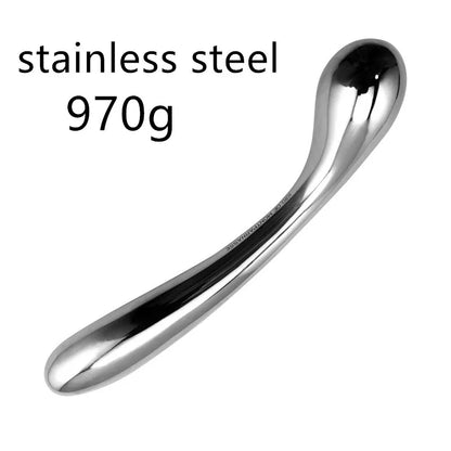Stainless Steel Dual-End Wand Massager