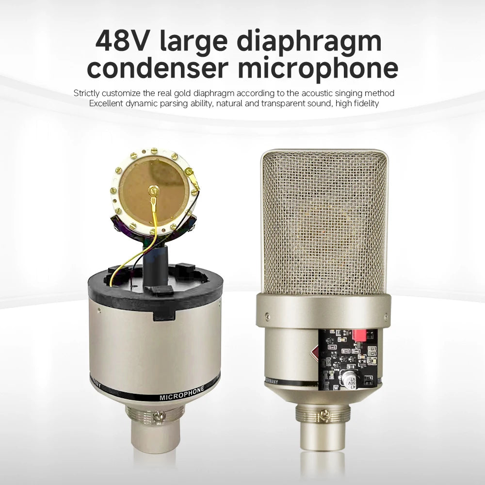 Gold-Plated Studio Mic