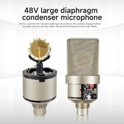 Gold-Plated Studio Mic