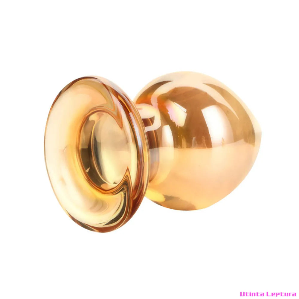 Sleek Glass Plug For Stimulation