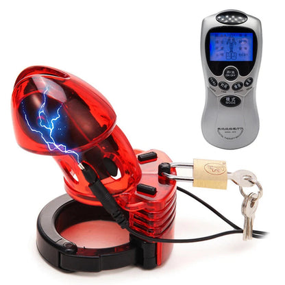 Vibrating Shock Chastity Cage